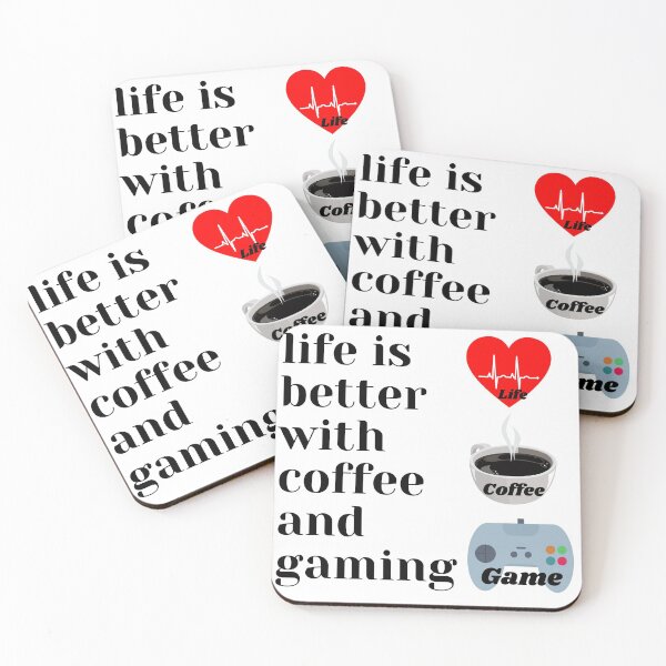 Item preview, Life Is Better With Coffee And Gaming designed and sold by Trendy Design.
