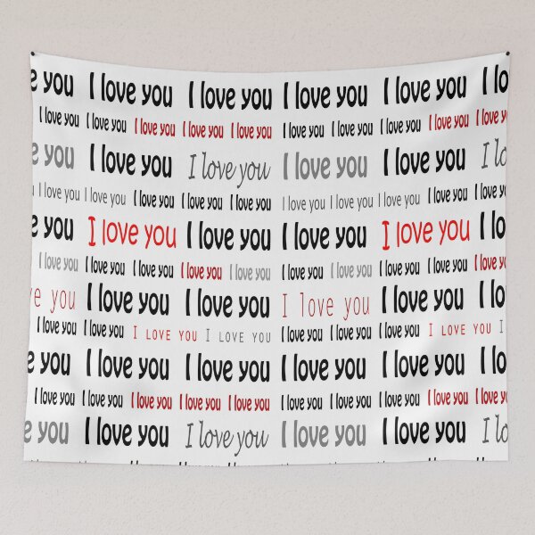 Item preview, I love you paterne valentine's day designed and sold by Astralia.
