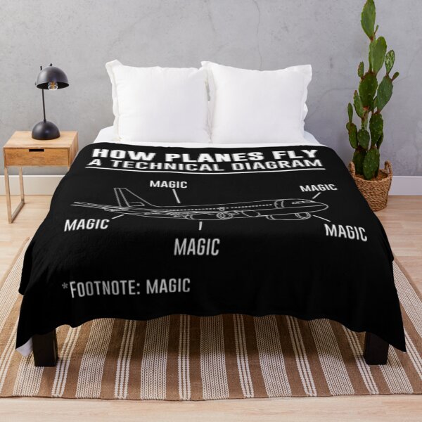 Item preview, Aviation Lover T-ShirtHow Planes Fly Magic designed and sold by MachiObina.