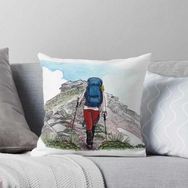 Item preview, Hiking watercolour designed and sold by Tom Napper Design.