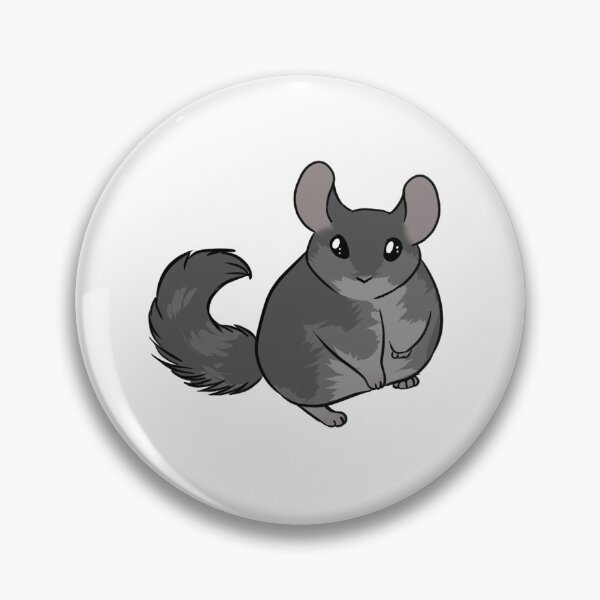 Item preview, Curious gray chinchilla solo designed and sold by Kristoffersson.