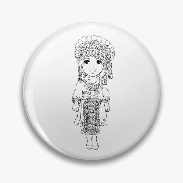 Item preview, Hmong Women Happy designed and sold by HmongDesignsByM.