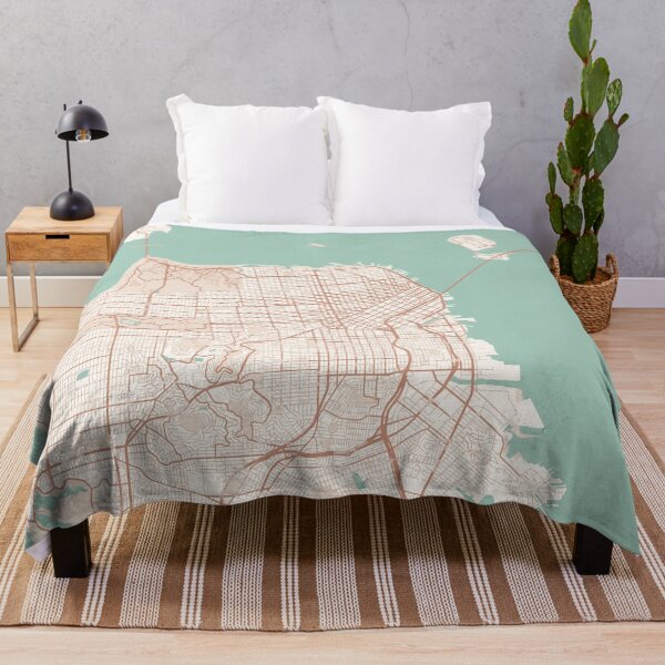 Item preview, San Francisco, California, USA Map (Theme 2) designed and sold by Mapnify.