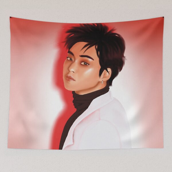 Item preview, EXO Xiumin Love Shot Era Kpop Digital Fan Art designed and sold by rubellitesky.