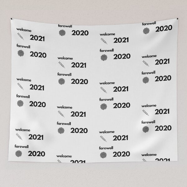 Item preview, Welcome 2021 Farewell 2020 designed and sold by Capiral Bucketlist.