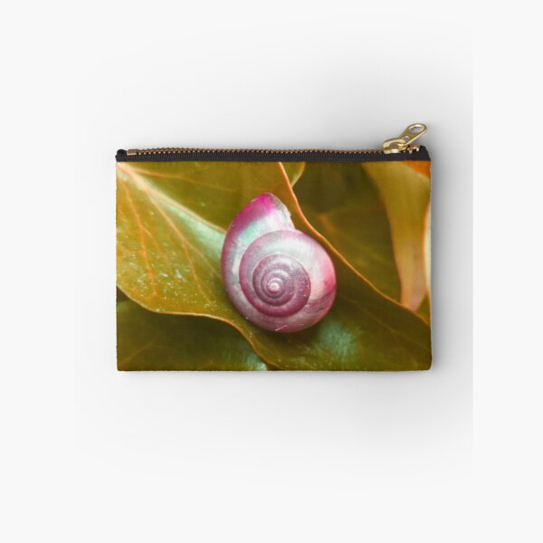 Item preview, Spiral Red Snail Shell on a Golden Leaf designed and sold by hearthearts.