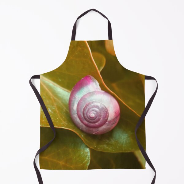 Item preview, Spiral Red Snail Shell on a Golden Leaf designed and sold by hearthearts.
