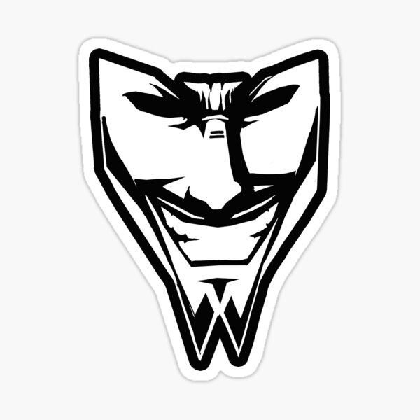 DAETRIX - SMILE MASK Sticker