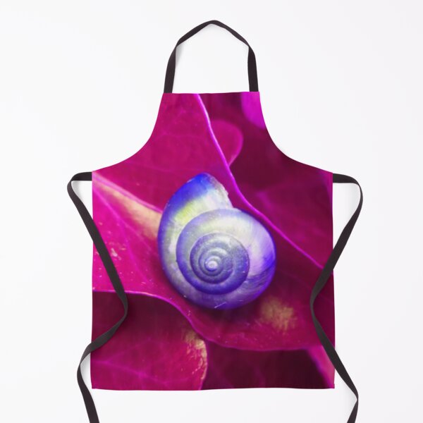 Item preview, Spiral Purple Snail Shell on a Fuchsia Pink Leaf designed and sold by hearthearts.