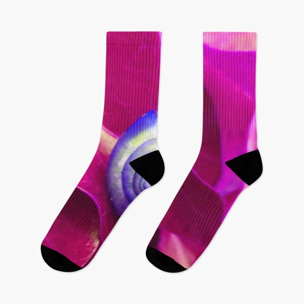 Item preview, Spiral Purple Snail Shell on a Fuchsia Pink Leaf designed and sold by hearthearts.