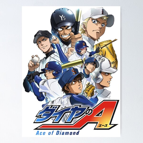 poster promo Kamigami no Asobi Ace of Diamond Daiya no anime Apollon Hades