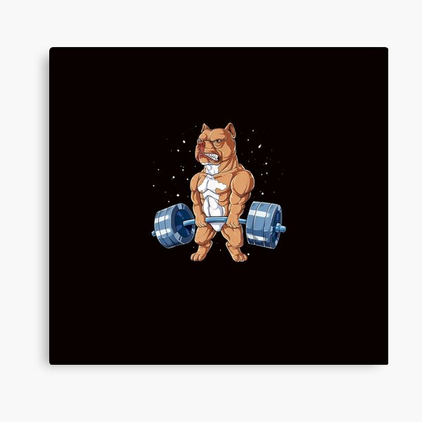 Pit Bull Weightlifting Funny Deadlift Men Fitness Gym Gifts Sticker for  Sale by HansShields