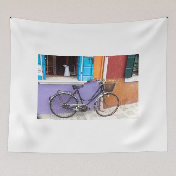 Item preview, Una bicicleta en Burano designed and sold by pietrofoto.