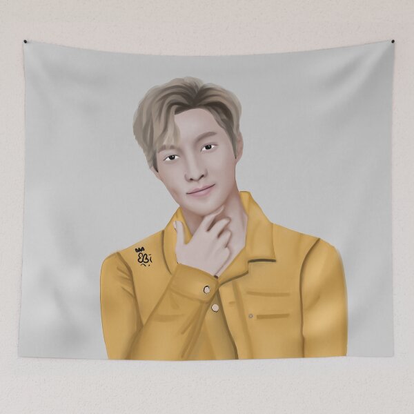Item preview, EXO Lay Unicorn Healer Kpop Digital Fan Art designed and sold by rubellitesky.