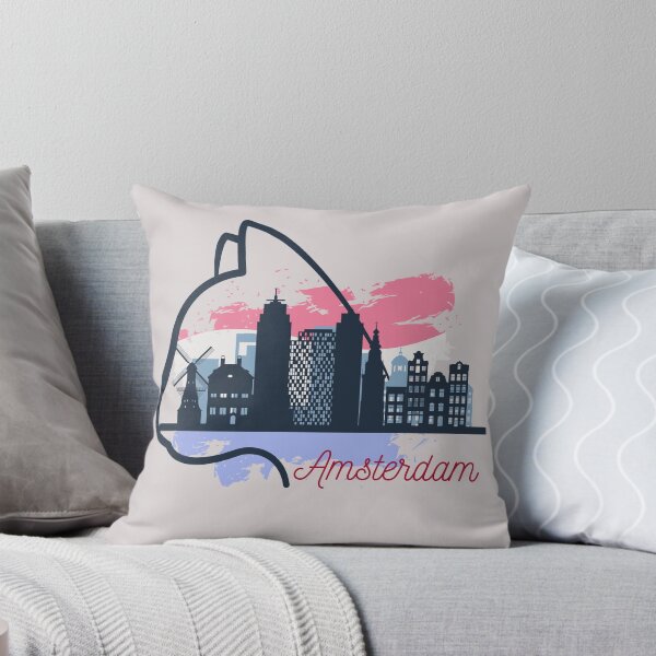 Item preview, Amsterdam Skyline cat's designed and sold by SbitarLemhabel.