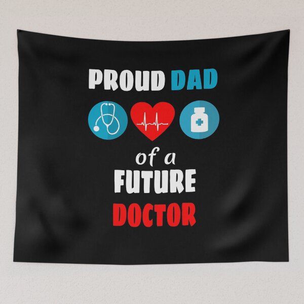 Item preview, Proud dad of a future doctor designed and sold by CraftsforKai.
