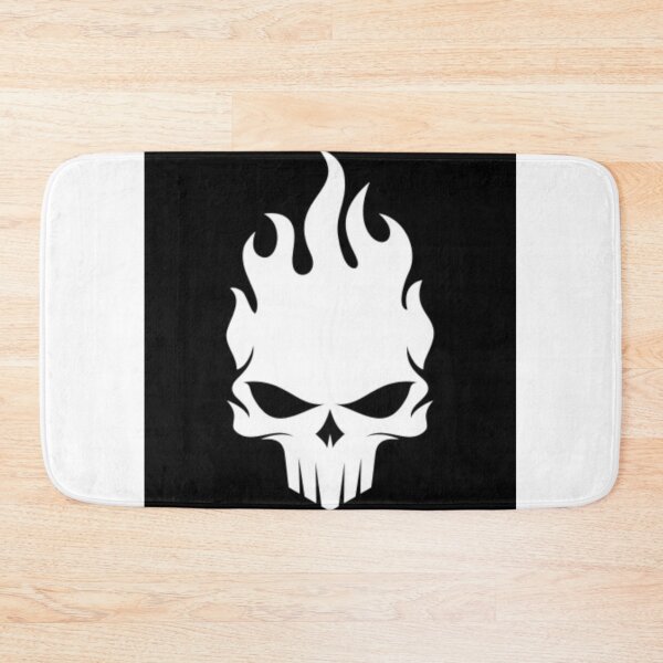Item preview, Flaming  " P' Skull  designed and sold by mancavemerch.