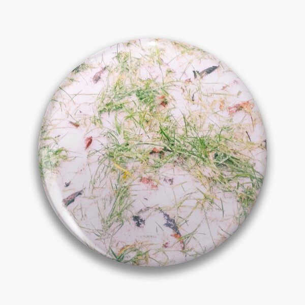 Item preview, First snow, natural background, green grass covered with snow  designed and sold by helenkaiy.