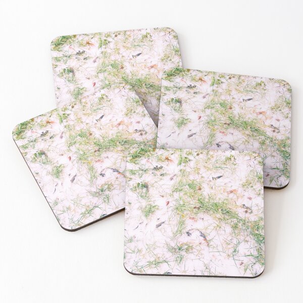 Item preview, First snow, natural background, green grass covered with snow  designed and sold by helenkaiy.