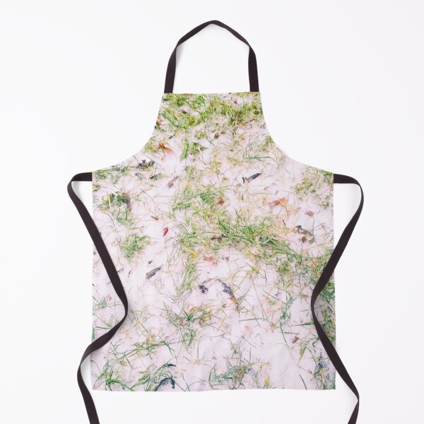 Item preview, First snow, natural background, green grass covered with snow  designed and sold by helenkaiy.