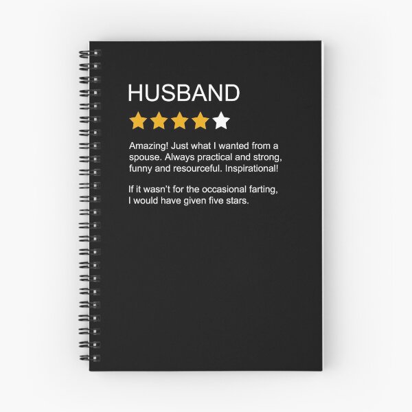 Item preview, Funny Husband Review 4 Star Rating Husband designed and sold by kateshephard.