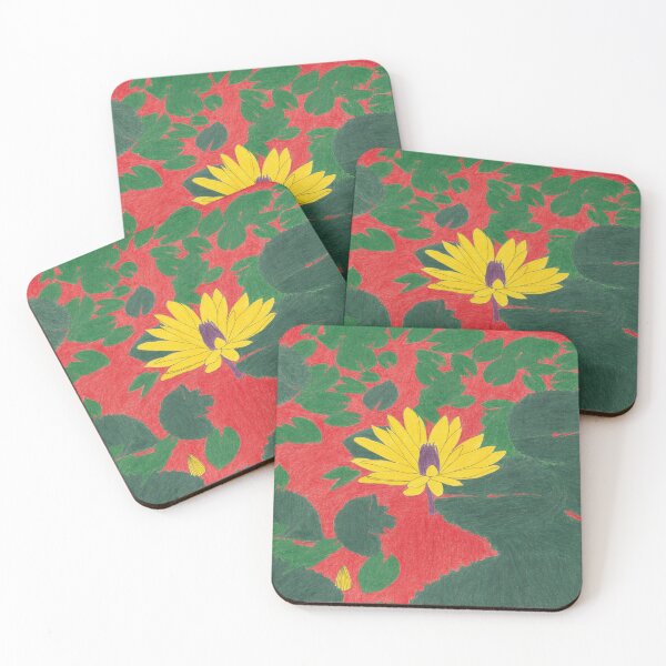 Item preview, Colorful water lilies designed and sold by Sandrinebgt.