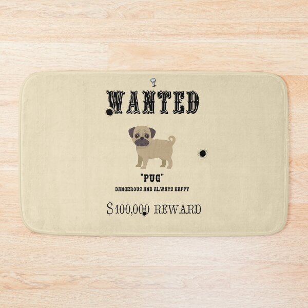 Item preview, Pug Wanted designed and sold by albix81.