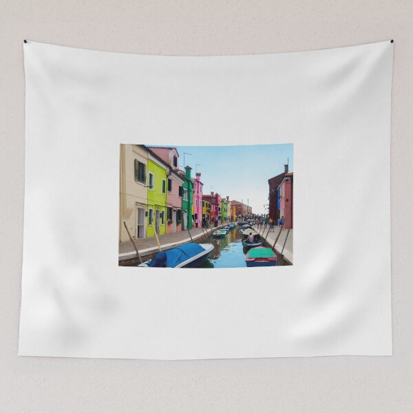 Item preview, Canal y casas en Burano designed and sold by pietrofoto.