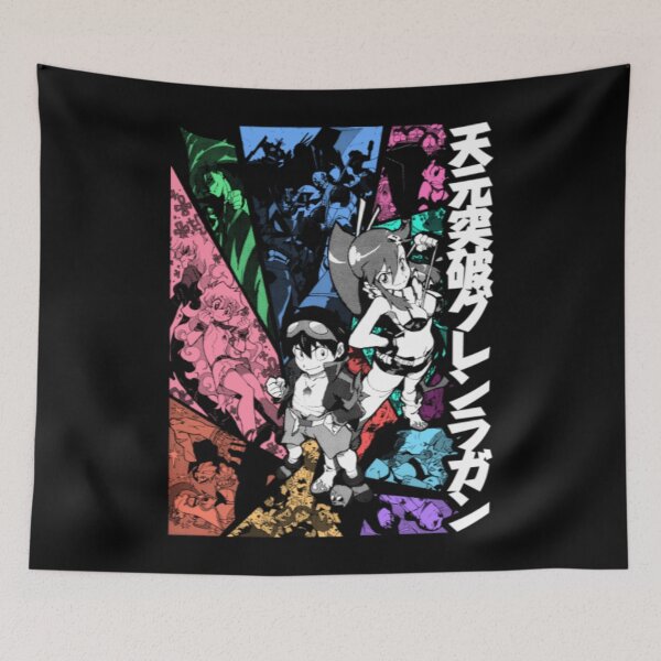 Artikelvorschau, Gurren Lagann T-ShirtTengen Toppa !!! (Farbe) entworfen und verkauft von MachiObina.