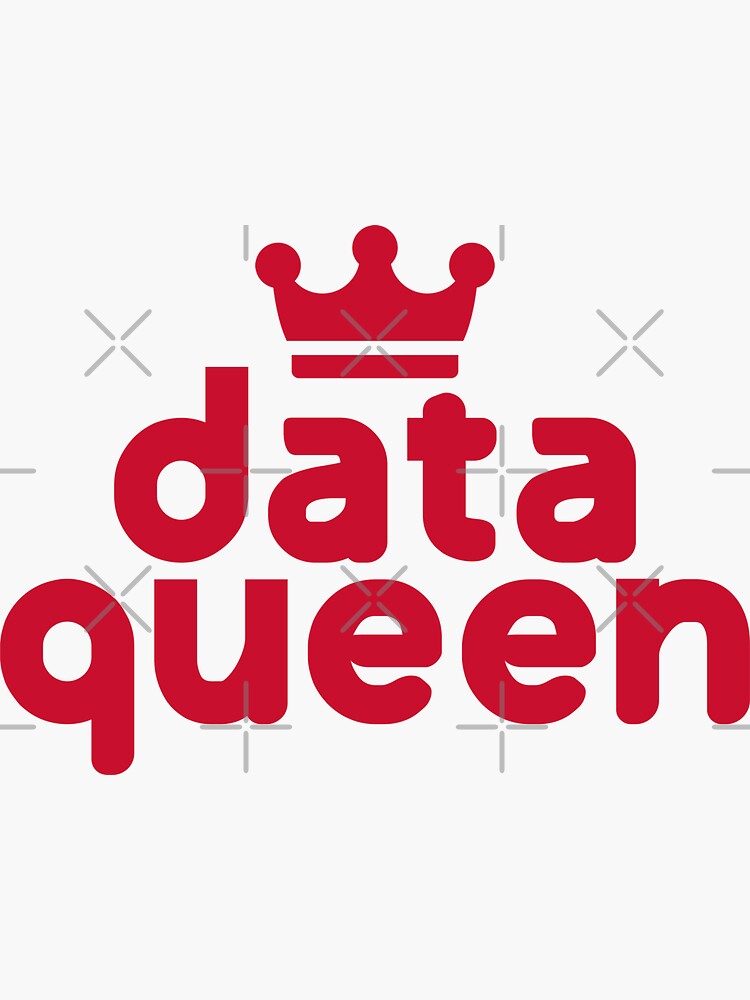 Thumbnail 3 of 3, Sticker, Data Queen #1 designed and sold by SalahBlt.