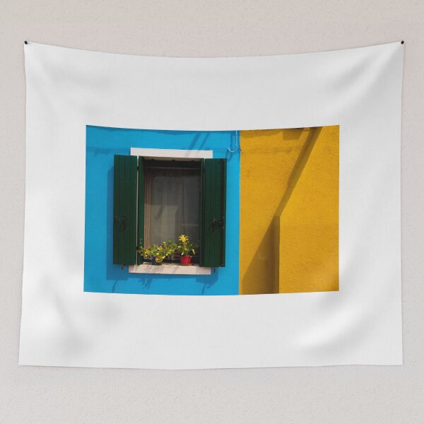 Item preview, Colorful window in Burano designed and sold by pietrofoto.