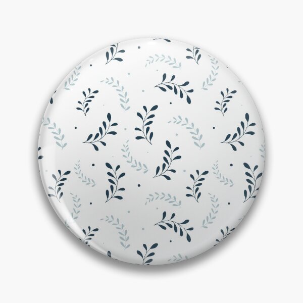 Item preview, Blue/green flower leaves pattern  - T-shirt design designed and sold by The Belgian  Artist.