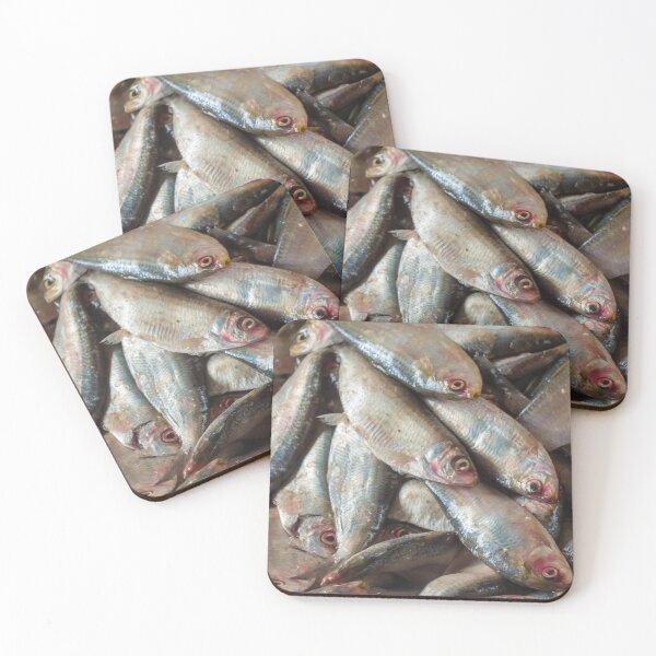 Item preview, Close up of a pile of sardines in a market in Indonesia designed and sold by SnapTPhotograph.