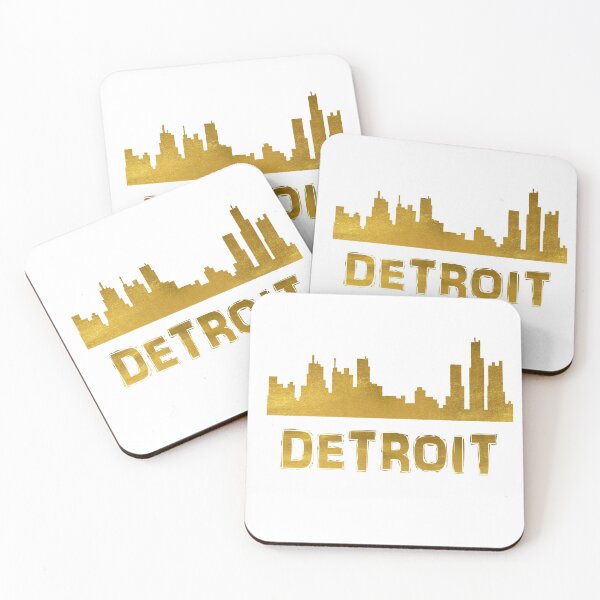 Item preview, Detroit City Skyscraper Skylines designed and sold by Han Zo.