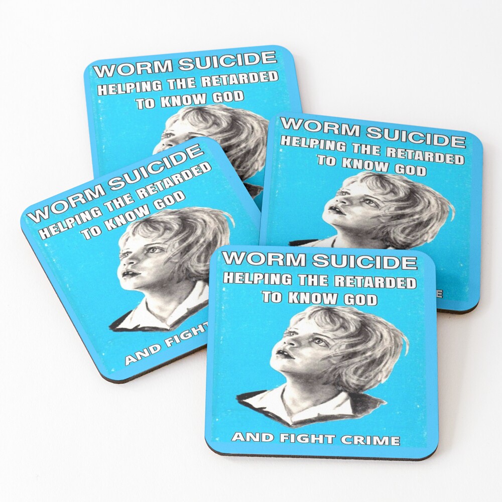 Item preview, Coasters (Set of 4) designed and sold by wormsuicide.