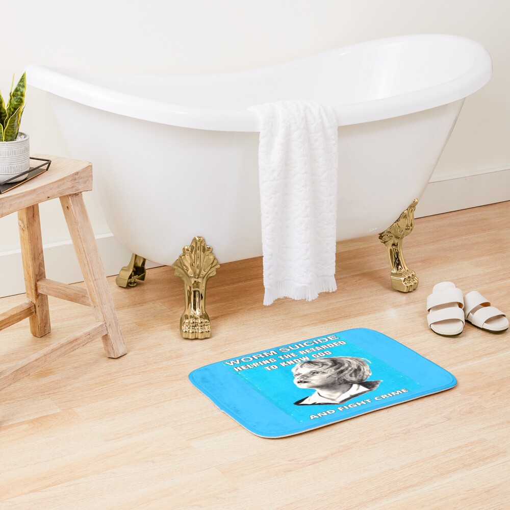 Item preview, Bath Mat designed and sold by wormsuicide.