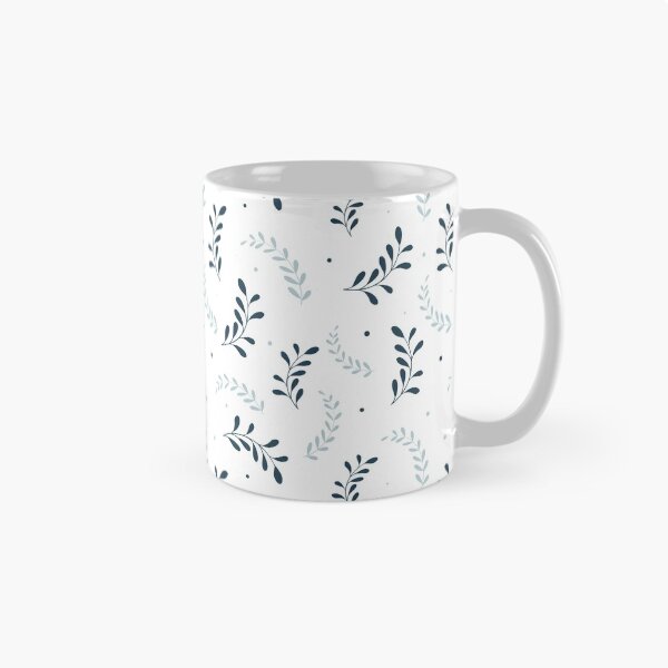 Item preview, Blue/green flower leaves pattern  - T-shirt design designed and sold by The Belgian  Artist.