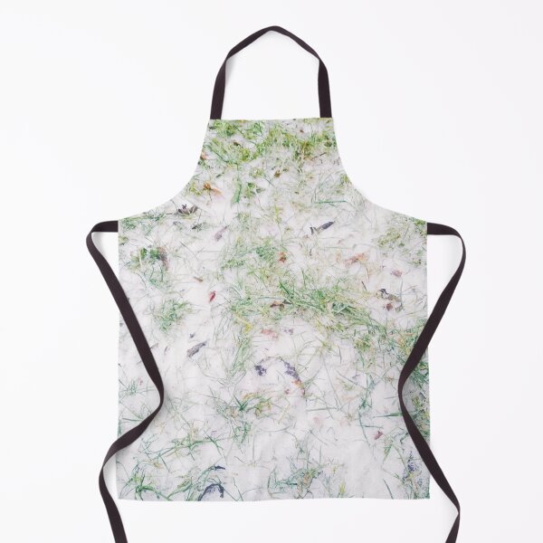 Item preview, First snow, natural background, green grass covered with snow  designed and sold by helenkaiy.