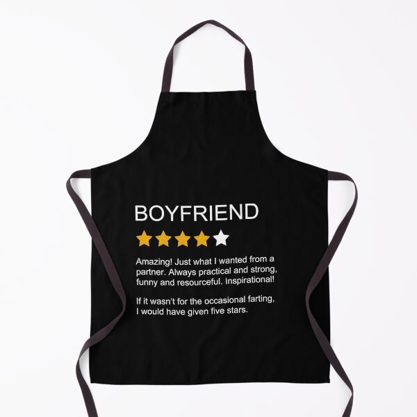 Item preview, Funny Boyfriend Review 4 Star Rating Boyfriend designed and sold by kateshephard.
