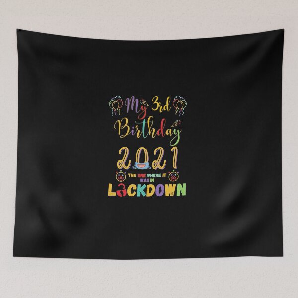 Item preview, 3rd Birthday The One Where It Was In Lockdown 2021 designed and sold by amchtakkosa1.