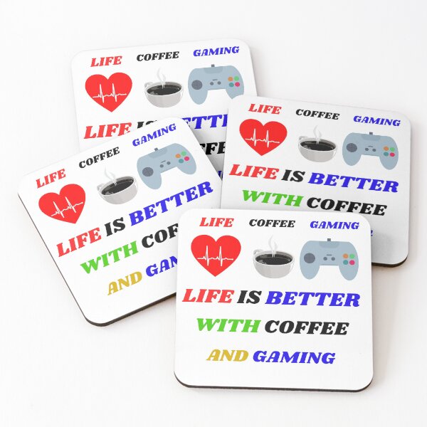 Item preview, Life Is Better With Coffee And Gaming designed and sold by Trendy Design.