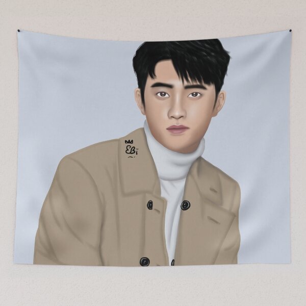 Item preview, EXO D.O Kpop Digital Fan Art designed and sold by rubellitesky.