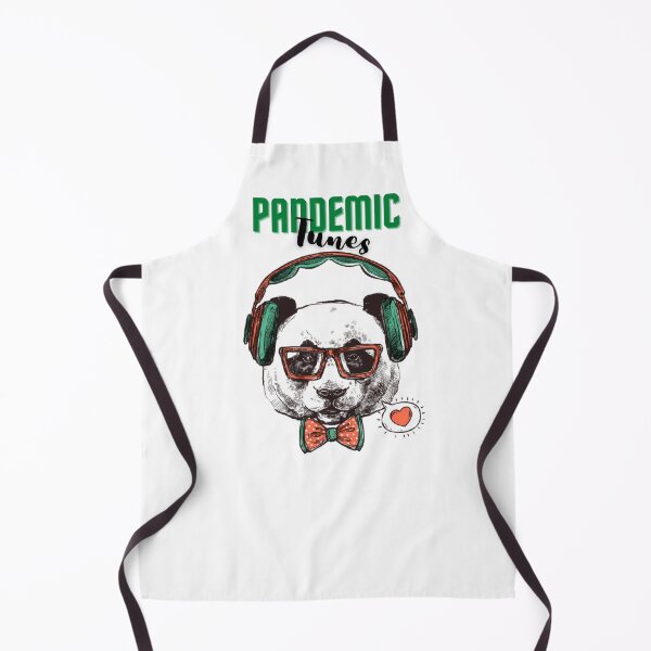 Item preview, Pandemic Tunes, Panda Bear,T-Shirt Header designed and sold by AMS-ART.