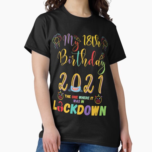 Item preview, 18th Birthday The One Where It Was In Lockdown 2021 designed and sold by amchtakkosa1.