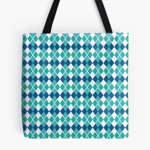 Item preview, Navy Teal Argyle Geometric Pattern  designed and sold by Daniel Bevis Design.