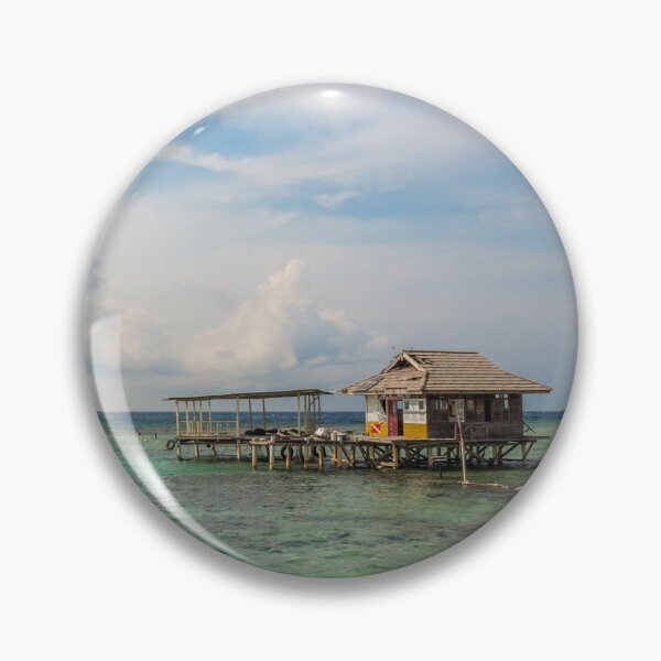 Item preview, A stilt house on the tropical island of Pramuka, Thousand Islands, Indonesia designed and sold by SnapTPhotograph.