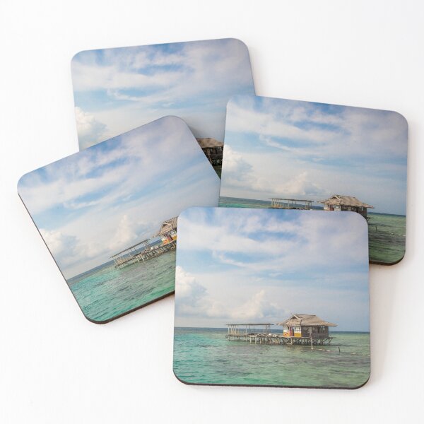 Item preview, A stilt house on the tropical island of Pramuka, Thousand Islands, Indonesia designed and sold by SnapTPhotograph.