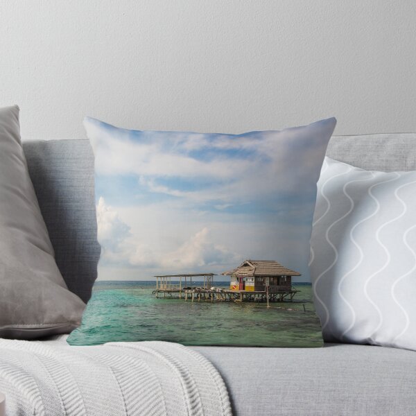 Item preview, A stilt house on the tropical island of Pramuka, Thousand Islands, Indonesia designed and sold by SnapTPhotograph.
