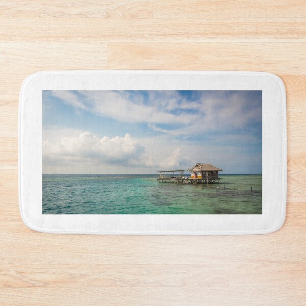 Item preview, A stilt house on the tropical island of Pramuka, Thousand Islands, Indonesia designed and sold by SnapTPhotograph.