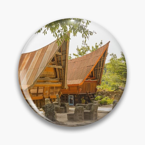Item preview, Traditional Bataknese houses at Tomok, Samosir, Lake Toba, Indonesia designed and sold by SnapTPhotograph.